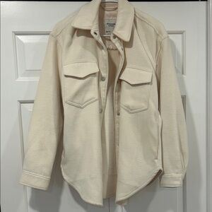 Abercrombie & Fitch Cream Utility Jacket
